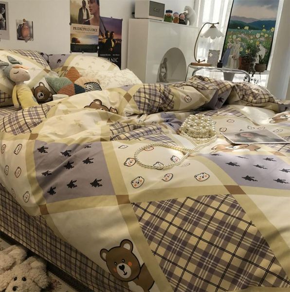bedding sets lovely cartoon bear set kid child teen,cute cotton twin full king home textile bed sheet pillowcase duvet cover
bedding sets lovely cartoon bear set kid child teen,cute cotton twin full king home textile bed sheet pillowcase duvet cover