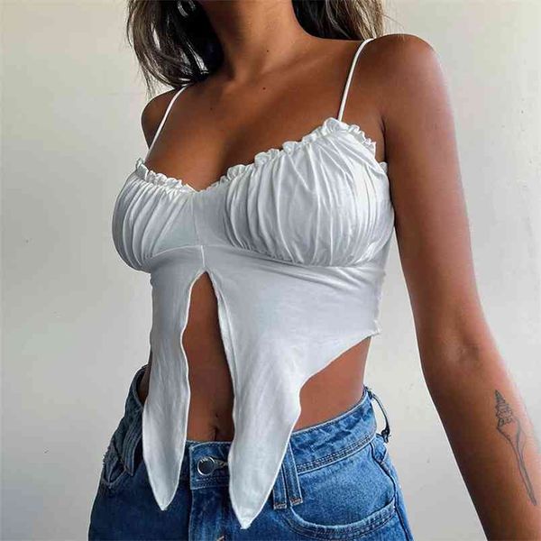summer mini camisoles women v neck backless skinny sleeveless casual tees street style basic solid crop vest 210517, White
summer mini camisoles women v neck backless skinny sleeveless casual tees street style basic solid crop vest 210517, White