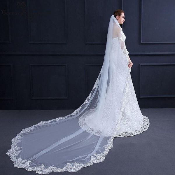 bridal veils long with comb one layer 3 meters ivory lace wedding for bride accessories 2021, Black
bridal veils long with comb one layer 3 meters ivory lace wedding for bride accessories 2021, Black
