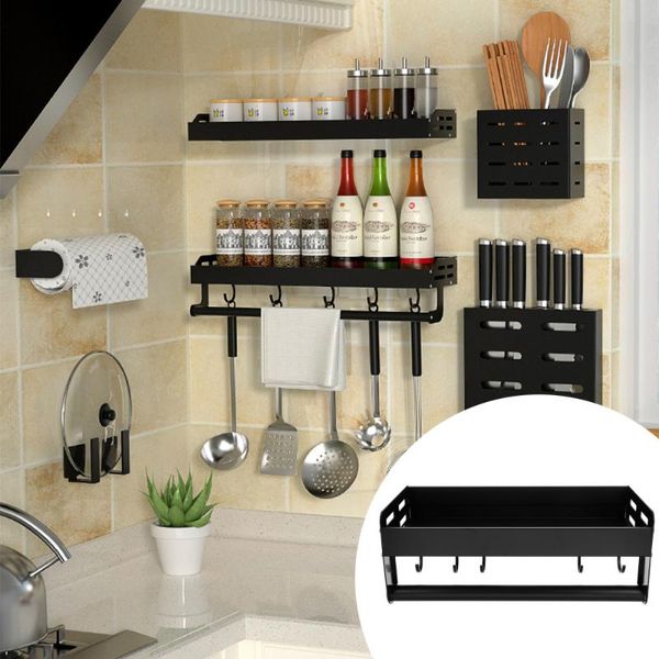 kitchen storage & organization 1 set creative spice organizer wall mounted holder stands with 6 hooks
kitchen storage & organization 1 set creative spice organizer wall mounted holder stands with 6 hooks