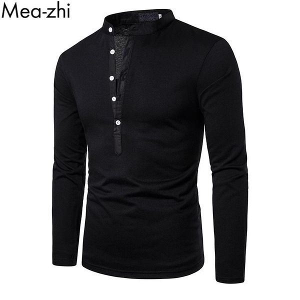 men's polos men half button stand neck shirt long sleeve plain casual solid v collar youth shirts, White;black
men's polos men half button stand neck shirt long sleeve plain casual solid v collar youth shirts, White;black