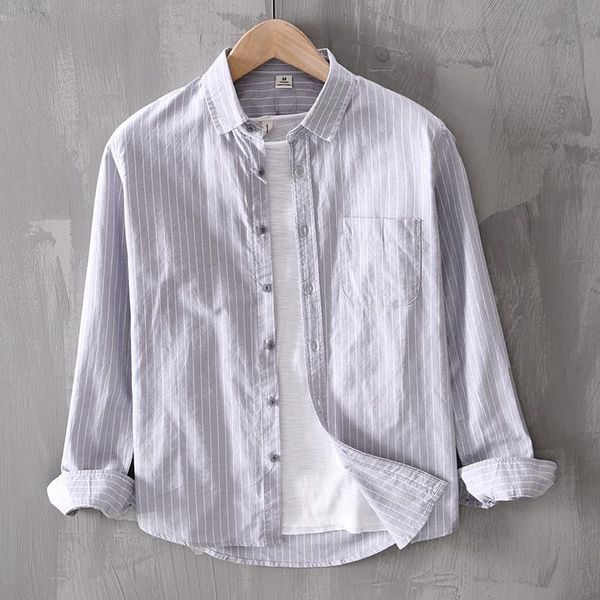 men's casual shirts long 2021 sleeve striped with pocket pure cotton turn down collar shirt men white sky blue gray dress, White;black
men's casual shirts long 2021 sleeve striped with pocket pure cotton turn down collar shirt men white sky blue gray dress, White;black