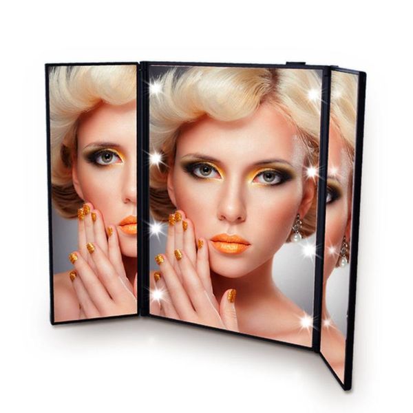 touch screen cosmetic mirror lady's home deskthree sided folding mirrorwith night light high definition compact mirrors
touch screen cosmetic mirror lady's home deskthree sided folding mirrorwith night light high definition compact mirrors