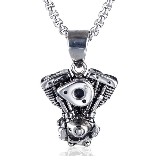 chains vintage motorcycle engine pendant necklace men hiphop street culture titanium stainless steel fashion trendy jewelry, Silver
chains vintage motorcycle engine pendant necklace men hiphop street culture titanium stainless steel fashion trendy jewelry, Silver