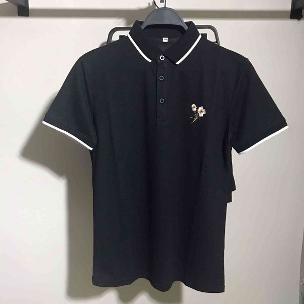 men's t-shirts 19ss men embroidery small floral t shirts stripe sleeve t-shirt hip hop skateboard street cotton tee 7tri, White;black
men's t-shirts 19ss men embroidery small floral t shirts stripe sleeve t-shirt hip hop skateboard street cotton tee 7tri, White;black