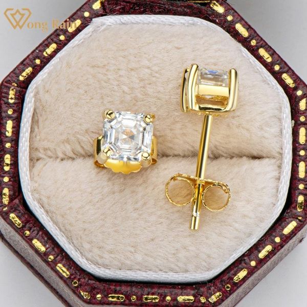stud wong rain 925 sterling silver asscher cut 0.5 ct real moissanite diamonds wedding engagement ear studs earrings fine jewelry, Golden;silver
stud wong rain 925 sterling silver asscher cut 0.5 ct real moissanite diamonds wedding engagement ear studs earrings fine jewelry, Golden;silver