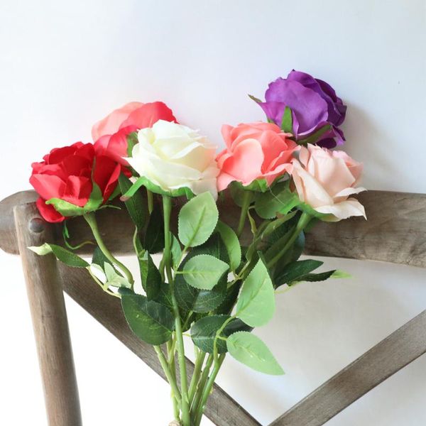 decorative flowers & wreaths 52cm artificial silk rose branch for valentine's day gift decoration fake roses flower red white w
decorative flowers & wreaths 52cm artificial silk rose branch for valentine's day gift decoration fake roses flower red white w