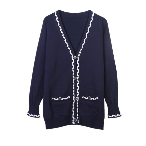 women's sweaters modern women's runway cardigan designer, lazy v-neck oaf large-sized white loose sweater, sweater vest rq37, White;black 
women's sweaters modern women's runway cardigan designer, lazy v-neck oaf large-sized white loose sweater, sweater vest rq37, White;black
