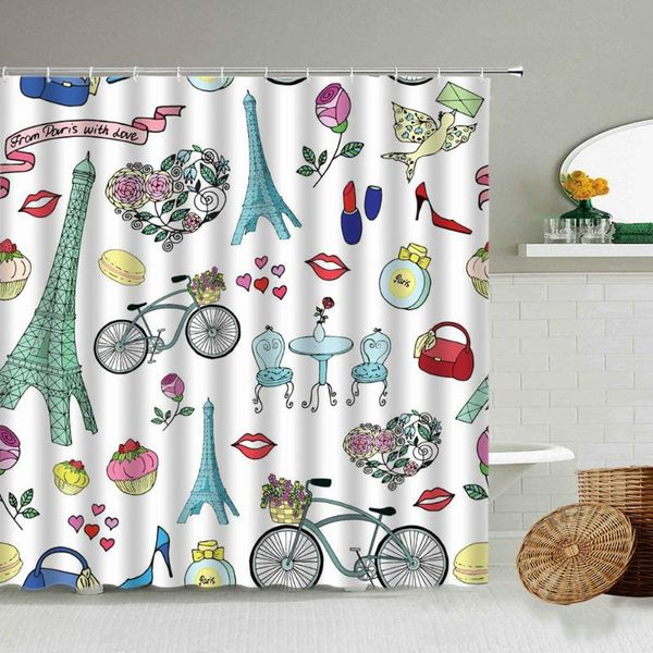cartoon fun bicycle waterproof shower curtain color flower tower girl child bathroom with hook screen washable home decoration curtains
cartoon fun bicycle waterproof shower curtain color flower tower girl child bathroom with hook screen washable home decoration curtains