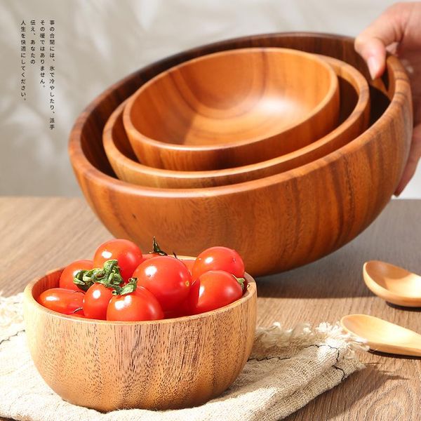 bowls wooden bowl household solid wood rice salad basin kneading retro large japanese tableware
bowls wooden bowl household solid wood rice salad basin kneading retro large japanese tableware