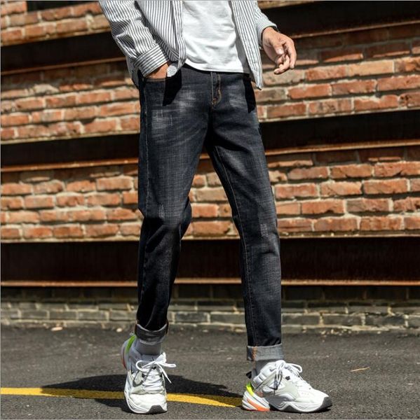 small feet straight spring trend men's jeans ljn096 slim youth stretch pants korean version men jean nice gift give you, Blue
small feet straight spring trend men's jeans ljn096 slim youth stretch pants korean version men jean nice gift give you, Blue