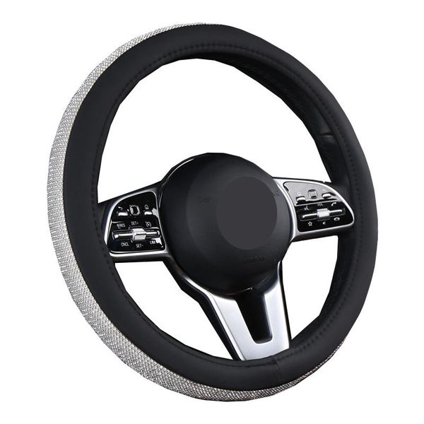 steering wheel covers 4 colors car cover wrap rhinestones artificial leather woman girl lovely cute braid on the steering-wheel 37 38cm
steering wheel covers 4 colors car cover wrap rhinestones artificial leather woman girl lovely cute braid on the steering-wheel 37 38cm