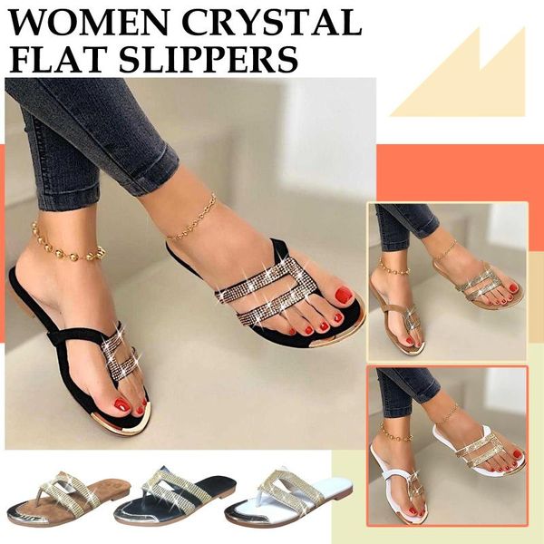 sandals summer women slippers ladies fashion casual flat retro crystal shoes breathable bohemia beach, Black
sandals summer women slippers ladies fashion casual flat retro crystal shoes breathable bohemia beach, Black