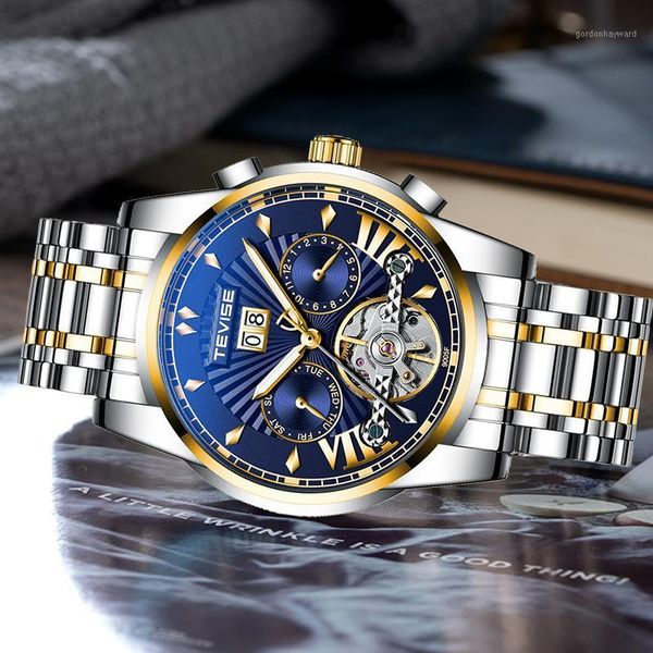 brand automatic mechanical men watch waterproof skeleton wristwatc noctilucent tourbillon design men's wristwatches, Slivery;brown
brand automatic mechanical men watch waterproof skeleton wristwatc noctilucent tourbillon design men's wristwatches, Slivery;brown