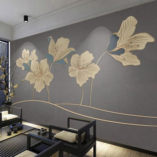 wallpapers custom any size mural wallpaper hand painted european style 3d flowers light luxury golden embossed line background wall papers
wallpapers custom any size mural wallpaper hand painted european style 3d flowers light luxury golden embossed line background wall papers
