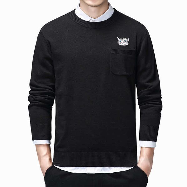 cartoon cat sweater men clothes winter mens sweaters pullover cotton men casual o-neck pull homme with pocket long sleeve 210601, White;black
cartoon cat sweater men clothes winter mens sweaters pullover cotton men casual o-neck pull homme with pocket long sleeve 210601, White;black