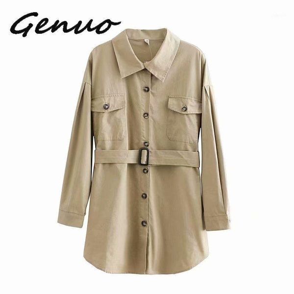 genuo 2021 women long shirt spring summer cotton shirts solid color boyfriend style high street fashion women's tracksuits, Gray
genuo 2021 women long shirt spring summer cotton shirts solid color boyfriend style high street fashion women's tracksuits, Gray