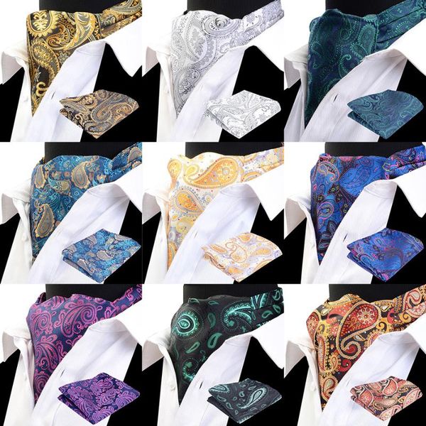 bow ties ricnais men vintage polka dot paisley pattern ascot and pocket square gentleman suit wedding formal cravat set, Black;gray
bow ties ricnais men vintage polka dot paisley pattern ascot and pocket square gentleman suit wedding formal cravat set, Black;gray