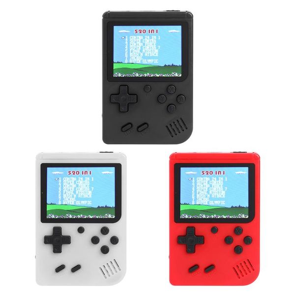 portable 3.0 inch screen video games console 320x240 machine built-in 520 retro 700mah rechargeable battery game players
portable 3.0 inch screen video games console 320x240 machine built-in 520 retro 700mah rechargeable battery game players