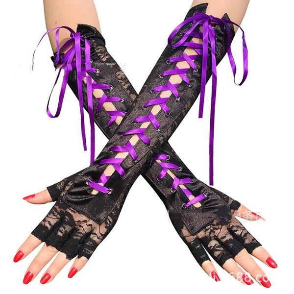five fingers gloves women lace fishing fashion nitrile emo motorcycle fingerless mittens women' winter tie long half finger prom, Blue;gray
five fingers gloves women lace fishing fashion nitrile emo motorcycle fingerless mittens women' winter tie long half finger prom, Blue;gray