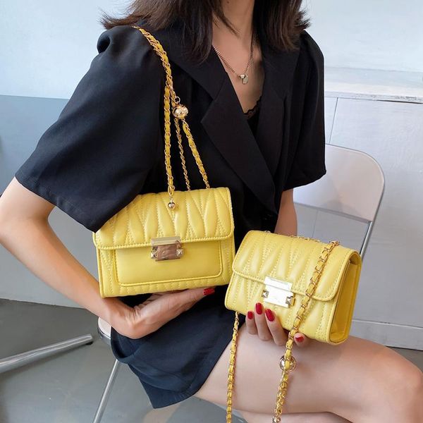 evening bags fashion female shoulder bag yellow 2021 crossbody for women designer luxury small with chain artificial leather
evening bags fashion female shoulder bag yellow 2021 crossbody for women designer luxury small with chain artificial leather