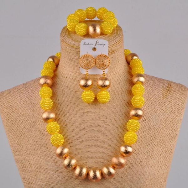 earrings & necklace african yellow jewelry set 24 inches simulated pearl nigerian beads sets for women fzz41, Silver
earrings & necklace african yellow jewelry set 24 inches simulated pearl nigerian beads sets for women fzz41, Silver