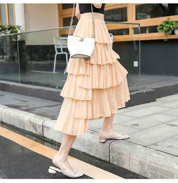 skirts fdfklak chiffon cake skirt female spring autumn hong kong flavor fairy skirt irregular multi-layer skirts sweet betq, Black
skirts fdfklak chiffon cake skirt female spring autumn hong kong flavor fairy skirt irregular multi-layer skirts sweet betq, Black