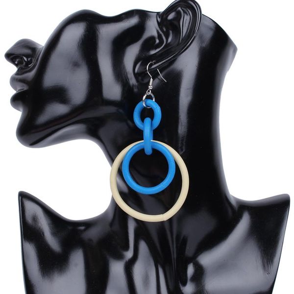 dangle & chandelier yd&ydbz multicolor rubber hanging earrings for women unique big circle statement earring boho ear jewelry accessories pa, Silver
dangle & chandelier yd&ydbz multicolor rubber hanging earrings for women unique big circle statement earring boho ear jewelry accessories pa, Silver