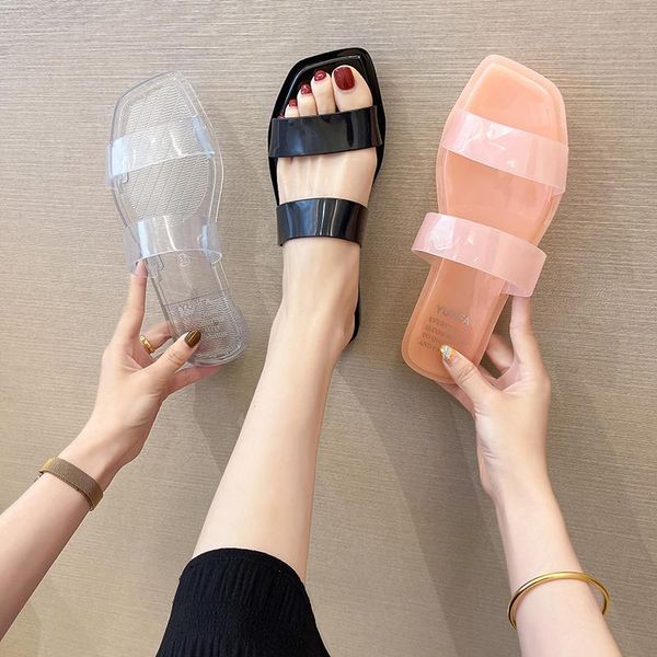 slippers flat shoes female womens outdoor luxury slides square toe transparent heel pantofle designer beach summer 2021 rome rub, Black
slippers flat shoes female womens outdoor luxury slides square toe transparent heel pantofle designer beach summer 2021 rome rub, Black