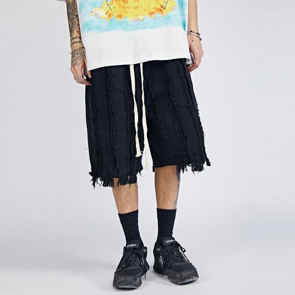 men's shorts streetwear hip hop vintage broken splice loose casual sports male black white short pant tracksuit, White;black
men's shorts streetwear hip hop vintage broken splice loose casual sports male black white short pant tracksuit, White;black