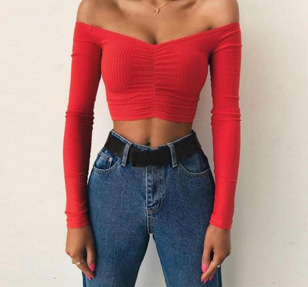 zoulv women fashion solid comfortable t-shirt 2021 winter long sleeve slash neck ruffle crop women's, White
zoulv women fashion solid comfortable t-shirt 2021 winter long sleeve slash neck ruffle crop women's, White