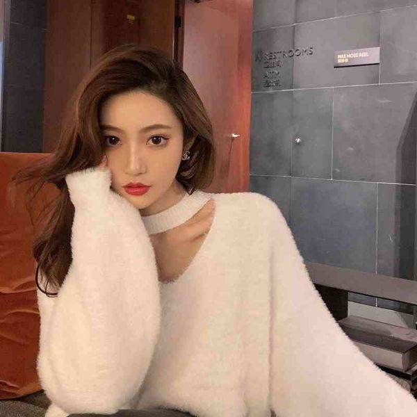 women's sweaters luck a solid casual fleece women sweet designer pullover female loose korean streetwear clothing autumn g222, White;black
women's sweaters luck a solid casual fleece women sweet designer pullover female loose korean streetwear clothing autumn g222, White;black