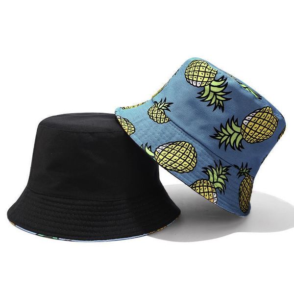 cloches summer pineapple printing double-sided fishing hat wearing visor travel folding fisherman's, Blue;gray
cloches summer pineapple printing double-sided fishing hat wearing visor travel folding fisherman's, Blue;gray
