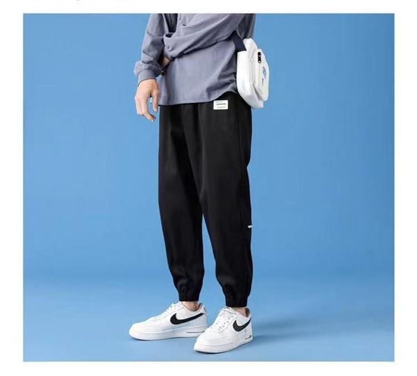 men's pants spring overalls men leisure beam han edition hong kong style straight leg loose nine minutes of three color, Black
men's pants spring overalls men leisure beam han edition hong kong style straight leg loose nine minutes of three color, Black