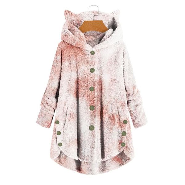 women's hoodies & sweatshirts women hooded tie-dye wool coat plus size button plush long sleeve keep warm winter jacket pullovers clot, Black
women's hoodies & sweatshirts women hooded tie-dye wool coat plus size button plush long sleeve keep warm winter jacket pullovers clot, Black