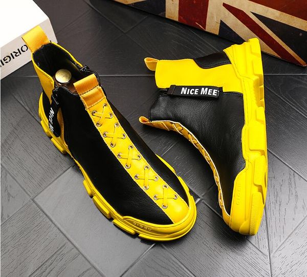 martin boots men autumn and winter leather men high - shoes punk youth leisure men's shoes all - match cowboy ankle boots, Black
martin boots men autumn and winter leather men high - shoes punk youth leisure men's shoes all - match cowboy ankle boots, Black