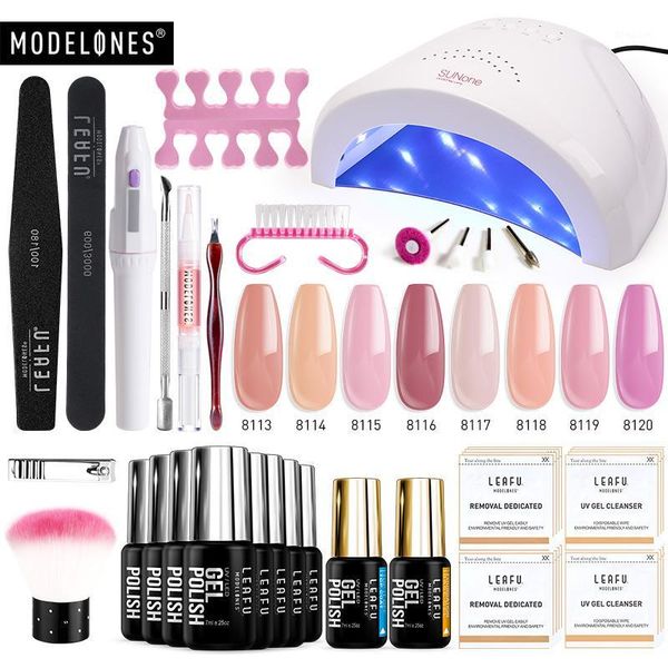 modelones 22pcs/lot nail art tools set 48w led lamp dryer gel polish manicure kits base coat electric drill tools1
modelones 22pcs/lot nail art tools set 48w led lamp dryer gel polish manicure kits base coat electric drill tools1
