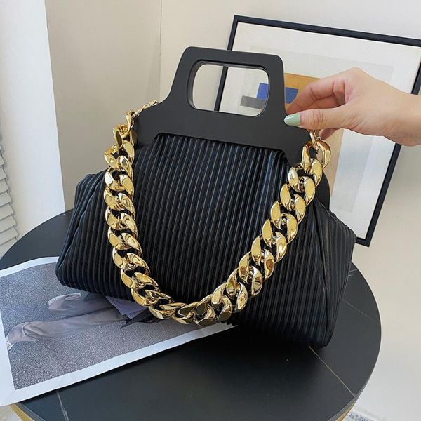 evening bags luxury pleated clip for women handbag fashion chains shell shoulder bag female crossbody 2021
evening bags luxury pleated clip for women handbag fashion chains shell shoulder bag female crossbody 2021
