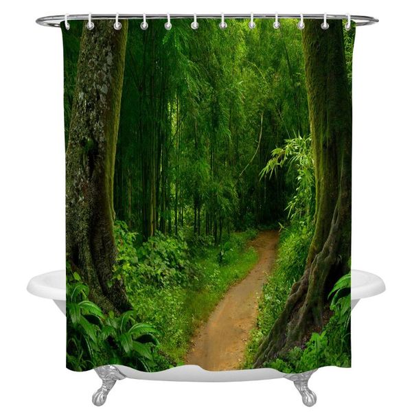 green plant forest bamboo road shower curtain home decoration bathroom item waterproof curtains
green plant forest bamboo road shower curtain home decoration bathroom item waterproof curtains