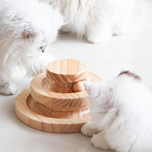 wooden pet cat toy tower tracks disc intelligence amusement triple play toys ball training
wooden pet cat toy tower tracks disc intelligence amusement triple play toys ball training