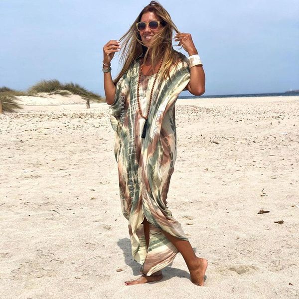 women's swimwear 2021 bohemian striped print women beach dress bathing suit cover up summer tunic for woman beachwear robe de plage kaf, White;black
women's swimwear 2021 bohemian striped print women beach dress bathing suit cover up summer tunic for woman beachwear robe de plage kaf, White;black