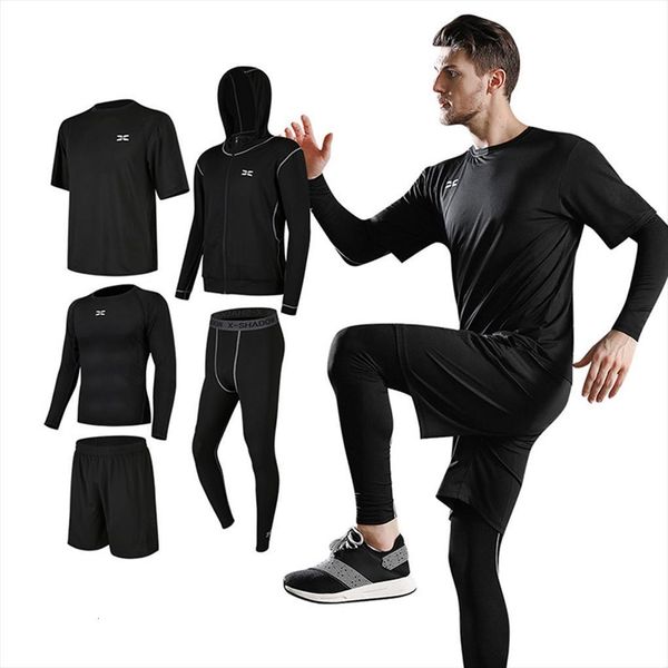 icozzier 5 pcs set mens tracksuit gym fitness compression sports suit clothes running sport wear exercise workout tights, Gray
icozzier 5 pcs set mens tracksuit gym fitness compression sports suit clothes running sport wear exercise workout tights, Gray