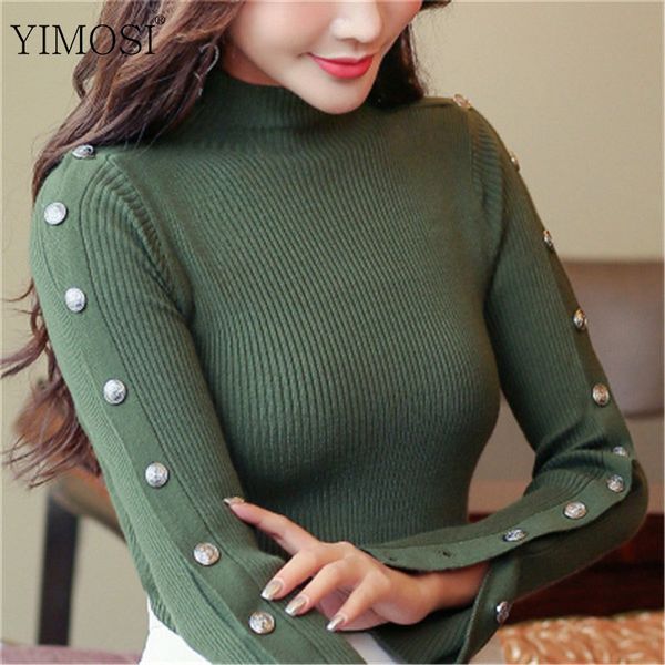 women's sweaters autumn winter women knitted sweater long sleeve button o-neck chic pullover korean slim soft jumper kct2, White;black
women's sweaters autumn winter women knitted sweater long sleeve button o-neck chic pullover korean slim soft jumper kct2, White;black