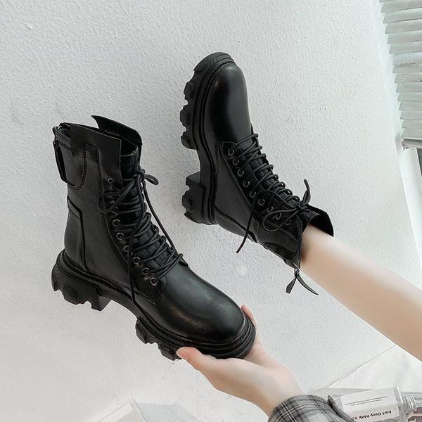boots winter 2021 warm for women's non-slip round toe 6cm heel zip and lace up platform leather women 35-40, Black
boots winter 2021 warm for women's non-slip round toe 6cm heel zip and lace up platform leather women 35-40, Black