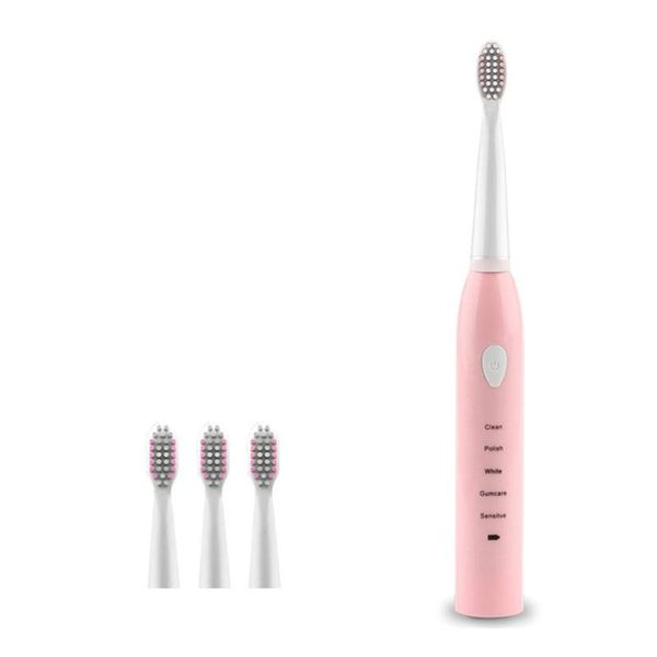 smart electric toothbrush rechargeable ultrasonic with 4 brush heads waterproof oral tooth cleaning care for adults
smart electric toothbrush rechargeable ultrasonic with 4 brush heads waterproof oral tooth cleaning care for adults