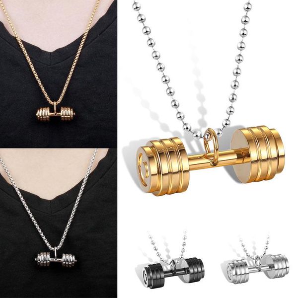 stainless steel pendant necklace bodybuilding gym barbell jewelry gifts lxh necklaces, Silver
stainless steel pendant necklace bodybuilding gym barbell jewelry gifts lxh necklaces, Silver