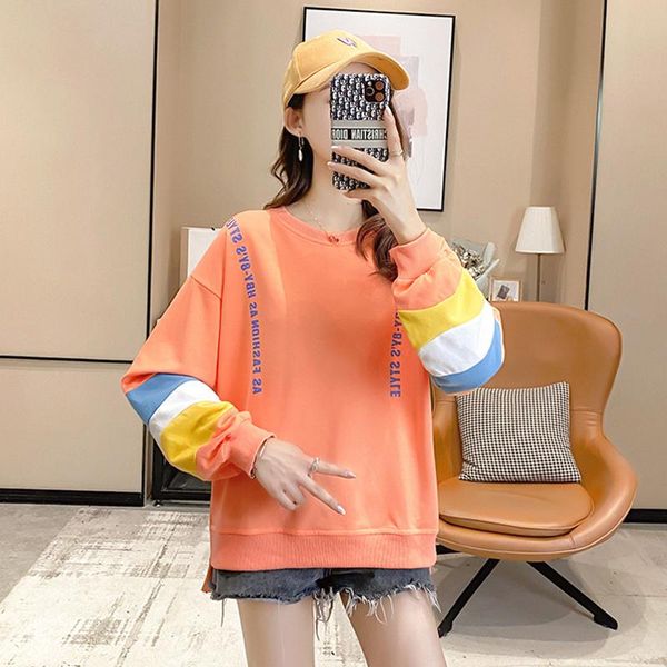 women's hoodies & sweatshirts korean fashion sweatshirt women letters graphic vintage 90s print o neck long sleeve pullovers y2k splice, Black
women's hoodies & sweatshirts korean fashion sweatshirt women letters graphic vintage 90s print o neck long sleeve pullovers y2k splice, Black