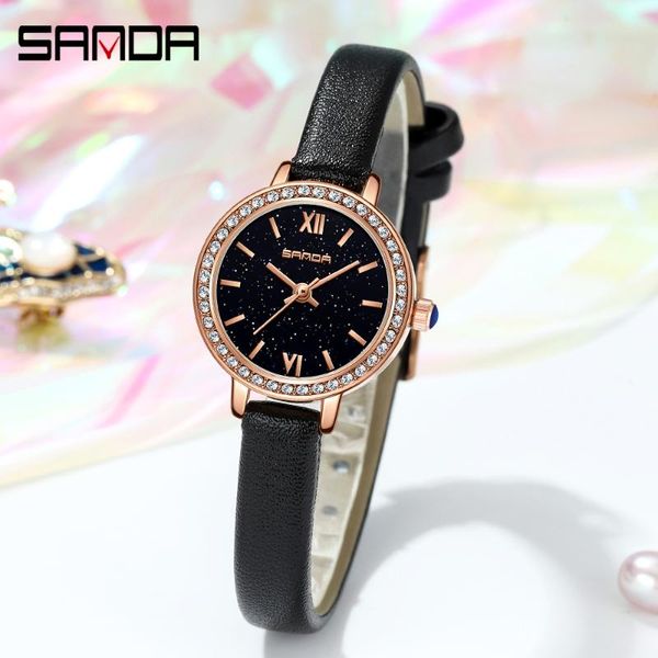 wristwatches sanda ladies watch fashion quartz diamond elegant female bracelet + gift box 1095, Slivery;brown
wristwatches sanda ladies watch fashion quartz diamond elegant female bracelet + gift box 1095, Slivery;brown