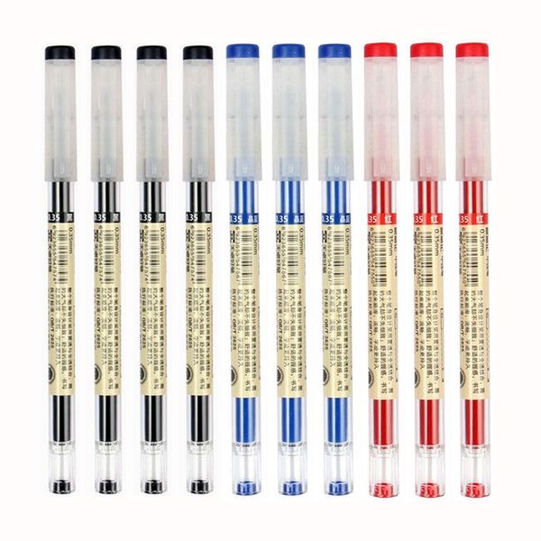gel ink pens 0.35mm black blue red refill transparent rods school office student signature writing pen stationary
gel ink pens 0.35mm black blue red refill transparent rods school office student signature writing pen stationary