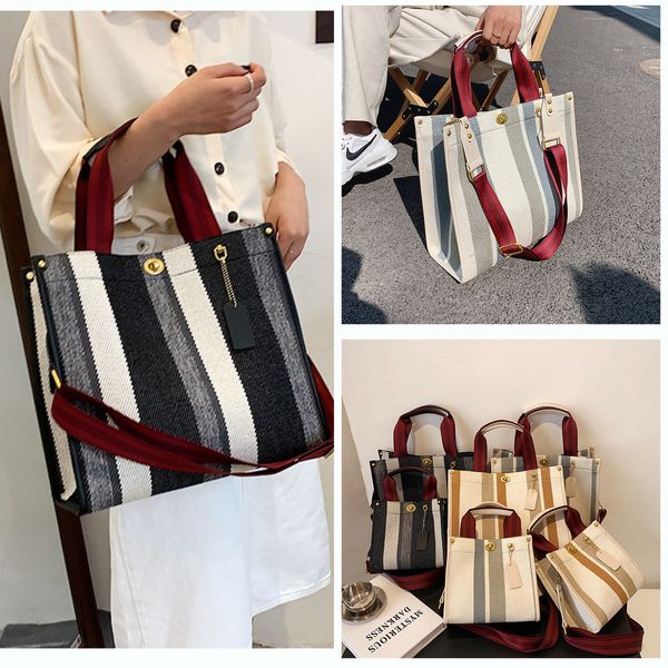 large capacity bag new fashion canvas simple contrast color sling shoulder women's portable bag fashion handbags
large capacity bag new fashion canvas simple contrast color sling shoulder women's portable bag fashion handbags